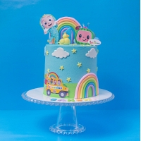 Cocomelon Rainbow Theme Birthday Cake 1.5Kg